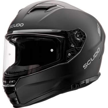 Scudo S1 Full Face Kapalı Güneş Vizörlü Motosiklet Kaskı Ece 22.06 Sertifikalı Mat Siyah 7