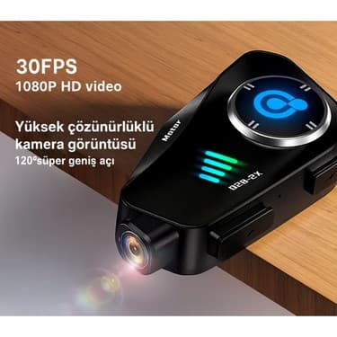 YKK Store Q28-2X Motosiklet Kaskı Için Bluetooth Interkom ve 1080P Hd Kamera | Su Geçirmez 3