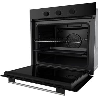 Ferre Flowart Turbolu Amörtisörlü Silenart Siyah Cam Ankastre Set ( 65 cm Woklu Ocak ) QBL62CS - SC405 - D080SA 5