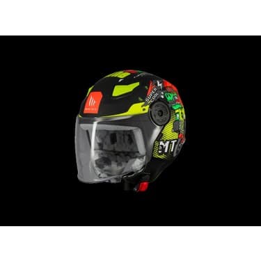 Mt Helmets Kask mt Çocuk Lıte Dino A1 Mat Siyah 2