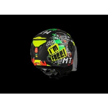 Mt Helmets Kask mt Çocuk Lıte Dino A1 Mat Siyah 5