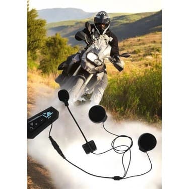 BYZM Kask Kulaklığı Motosiklet Intercom Interkom Dinleme Konuşma Özellikli Su Geçirmez 3