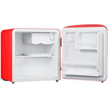 Dijitsu DB80RRE E Enerji Sınıfı 45 Lt Statik Retro Kırmızı Mini Buzdolabı Mekanik Kontrol ile 7