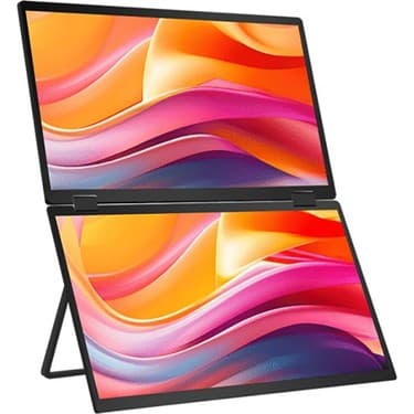 Trimonitör 15.6″ Katlanabilir İkili Monitör 4