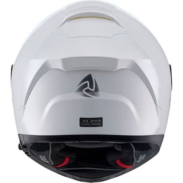 Nukrotech Nukro YM-853 Solid Gloss White Kask 2