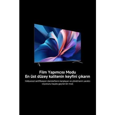 Xiaomi A Pro 65 2026 4K Ultra HD Google Smart Uydu Alıcılı QLED TV – Siyah, 165 Ekran, 60 Hz Yenileme, Android OS 4