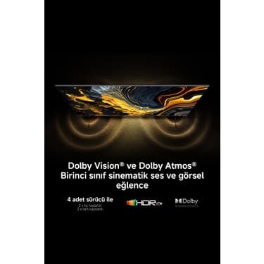 Xiaomi Max 85 2025 - 4K Ultra HD Google Smart Uydu Alıcılı QLED TV 4