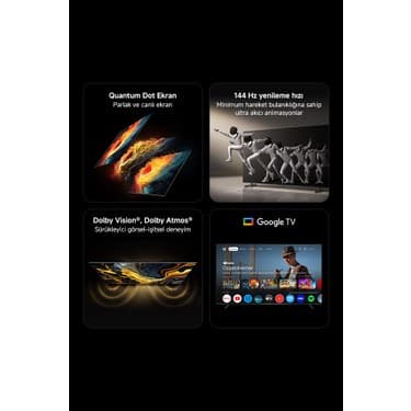 Xiaomi Max 85 2025 - 4K Ultra HD Google Smart Uydu Alıcılı QLED TV 7