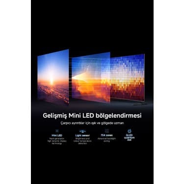 Xiaomi S Pro Mini LED 75 2026 - 4K Ultra HD Google Smart Uydu Alıcılı MiniLED TV 3