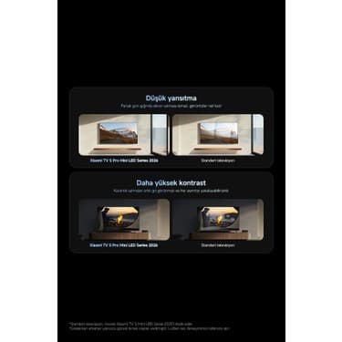 Xiaomi S Pro Mini LED 75 2026 - 4K Ultra HD Google Smart Uydu Alıcılı MiniLED TV 5