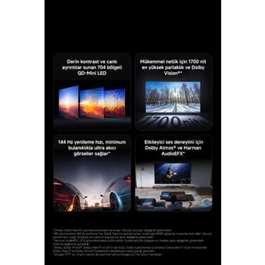 Xiaomi S Pro Mini LED 75 2026 - 4K Ultra HD Google Smart Uydu Alıcılı MiniLED TV 8