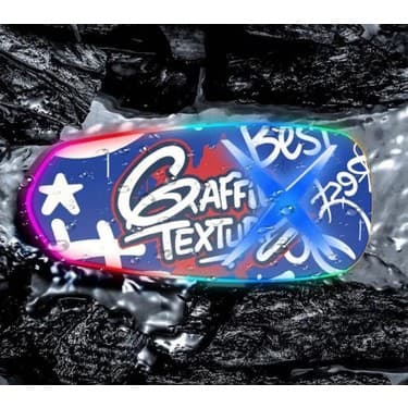 Tasarım Küresi 3D Helmet Graffiti Motor Kask Kulaklık Rgb Modlu Su Geçirmez 6.0 Bluetooth Intercom Yenı Model - Lisinya 3