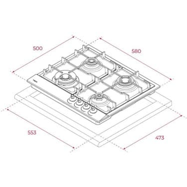 Teka Bej Ankastre Set ( Dos 60.2 Davlumbaz-Gsc 64320 Rbc Vn Ocak-Hak 627 R Vn Country Fırın) 3