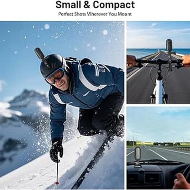 Ecoport Mini Wıfı Aksiyon Kamerası 1080P Taşınabilir Vücut Kamerası Giyilebilir Video Kaydedici Ipx7 Su Geçirmez 5