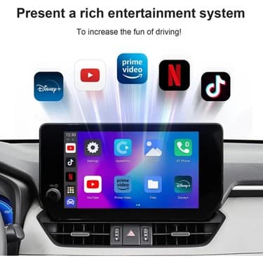 Ecoport Wireless Carplay Android Araba 4 Çekirdekli Akıcı Fullhd 1080P Wifi 2.4/5g 2GB/32GB 2