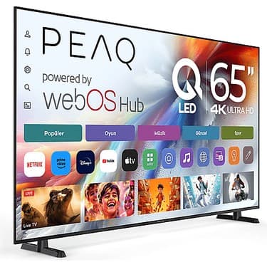 Peaq 65Q90 PTV65WQU-3025A 65'' 164 Ekran Uydu Alıcılı 4K Ultra HD webOS QLED TV 2