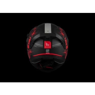 Mt Helmets Kask mt Braker Sv Charm B5 Mat Kırmızı 5