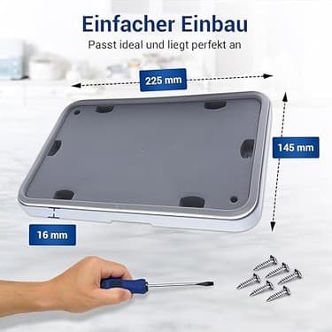 Bakım Kapağı - Bosch 00646776/646776 Için Yedek Servis Kapağı Onarım Seti ve Yedek Parça Bosch Kurutma Makinesi Için - Seri 6 Seri 8, Siemens Isı Pompalı Kurutucu - IQ300 IQ500 IQ700 IQ800 4