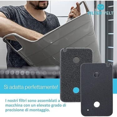 T1 9164761 Kurutma Makinesi Için Uygun 3'lü Filtre Seti, Isı Pompalı Kurutucu, Ince Kalınlık, 207 x 157 x 30 Mm, Sünger Filtre, Filtre Matı, Yoğuşma Kurutucu, Tüy Filtresi, Köpük Filtre, Sünger 4