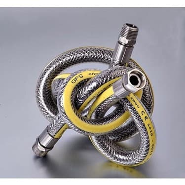 Aiwa Ocak Fırın Doğalgaz Bağlantı Fleksi Hortum - Extra Korumalı, 2 Metre 3