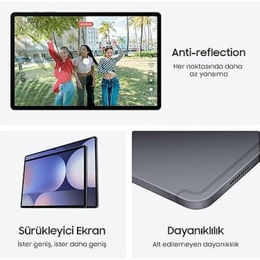 Galaxy Tab S10+ Yapay Zeka (Aı) Tablet, 12GB Ram, 256GB Hafıza, Amoled Ekran, S Pen Dahil, Gümüş (Samsung Türkiye Garantili) 4