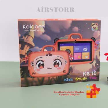 Airstorr Kalobee 7 Inç Çocuklara Android Tabletler 10.0 32GB + 2gb Rom Çocuklar Için Eğitim Tablet Wifi 2