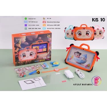 Airstorr Kalobee 7 Inç Çocuklara Android Tabletler 10.0 32GB + 2gb Rom Çocuklar Için Eğitim Tablet Wifi 3
