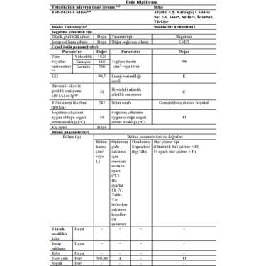 Beko 966406 Mı Inox Buzdolabı (10 Yıl Motor Garantili) 5
