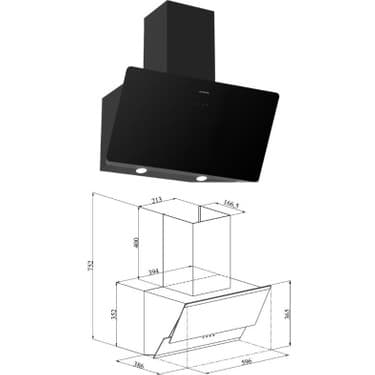 Silverline Siyah Ankastre Set (CS5700C6B01 OCAK/S2-BO6502B02 FIRIN/3457 Soho Davlumbaz) 4