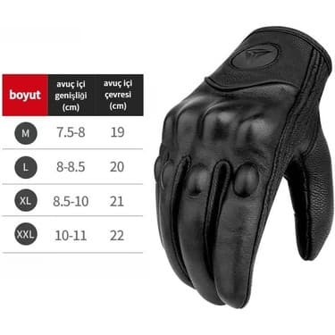 Tianzerun Motosiklet Eldiveni EN 13594 - Güvenli ve Dayanıklı Sürüş 5