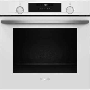 Siemens HU736AEV0T Ankastre Fırın Buhar Destekli Beyaz 6