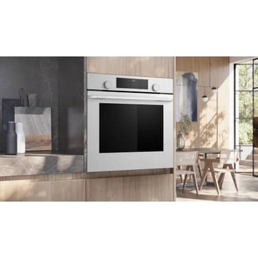 Siemens HU736AEV0T Ankastre Fırın Buhar Destekli Beyaz 8