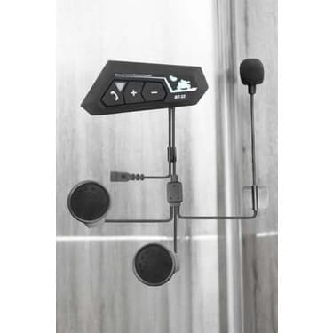 Tech Butiq Interkom Intercom Kask Kulaklık BT22 Bluetooth Motosiklet Kulaklık 5.0 Bluetooth 3