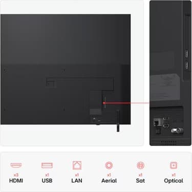 LG 86QNED82A6B 86'' 218 Ekran Uydu Alıcılı 4K Ultra HD webOS QNED TV 3