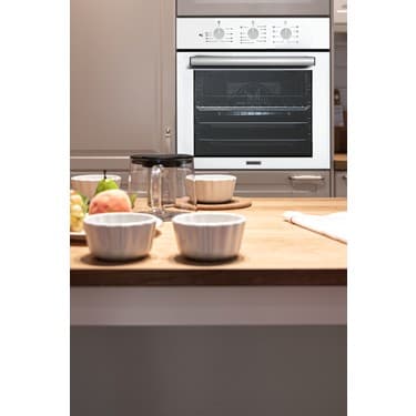 Kumtel Turbo Fanlı Ankastre Fırın Beyaz 8 Prog. B66-SF3(MT) 2