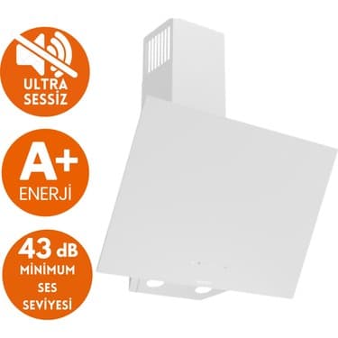 Ferre Fryart &steamart- Silentart Tıva /sessiz Beyaz Ankastre Set (D078-SA + XE64CB +ED076-WFA Wok) 2