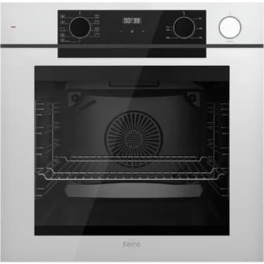 Ferre Fryart&steamart- Silentart Fima / Sessiz Beyaz Ankastre Set (D081-SA + QEP64CB + LN386 ) 4