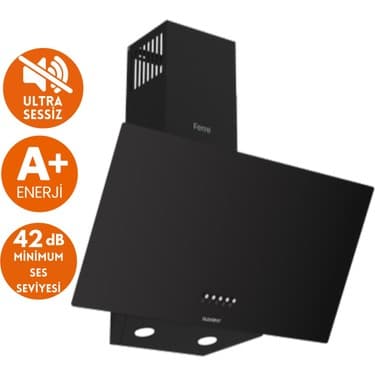 Ferre Silentart&fryart Bace Sessiz Vitro. Elektrikli Siyah Ankastre Set (D086-SA + MS261 + QEP63CS) 2