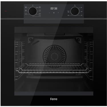 Ferre Silentart&fryart Bace Sessiz Vitro. Elektrikli Siyah Ankastre Set (D086-SA + MS261 + QEP63CS) 5