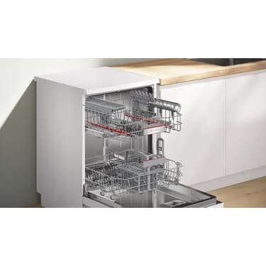 Bosch SMP6EKW60T Solo Bulaşık Makinesi 6 Programlı Beyaz 5
