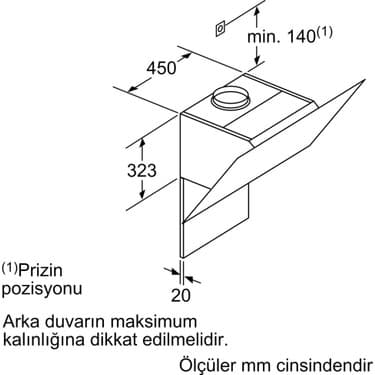 Siemens LC98KLR62S Duvar Tipi Davlumbaz 90 cm Siyah Cam 4