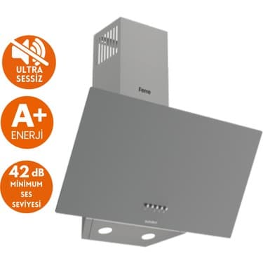 Ferre ve AFM Tech Markalı/SilentART GOE Sessiz Antrasit-Gri Ankastre Set (D088-SA +FM2210 +FM7710) 2