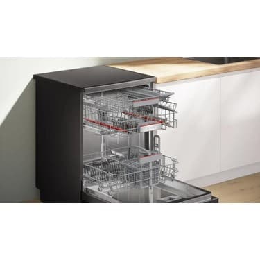 Bosch SMP6ENC60T Solo Bulaşık Makinesi 6 Programlı Siyah Inox 4