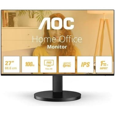 AOC 27" IPS 27B3HA2 1MS 100hz HDMI Multimedya Monitör Çerçevesiz 6