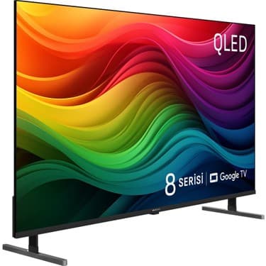 Arçelik 8 Serisi A 855 C 4K Ultra Hd 55" 140 Ekran Uydu Alıcılı Google Smart QLED Tv 2