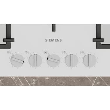 Siemens EP7A2QI40 Ocak Ankastre Gazlı Sert Cam Beyaz 8