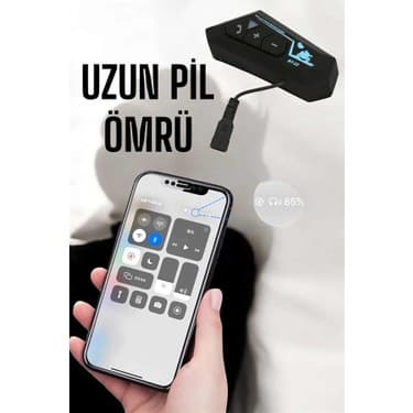 Mobil Dünyası Kask Kulaklık Bluetooth Motosiklet Kulaklık Intercom Su Geçirmez - MB000X-2H1JZ0 4