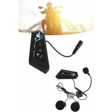 Mobil Dünyası Bluetooth Kask Kulaklığı Intercom 5.0 Bluetooth Android ve Ios Uyumlu - MB000X-2H5LS9 2