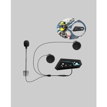 FRY Motosiklet Kask Kulaklığı Bluetooth 5.0 Gürültü Önleme ve Hızlı Bağlantı 3