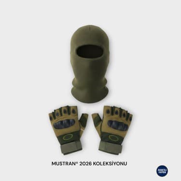 Mustran Suyutti Çift Kat Kışlık Kar Maskesi + Ithal Taktik Korumalı Motosiklet Outdoor Eldiven 2’li Set 3